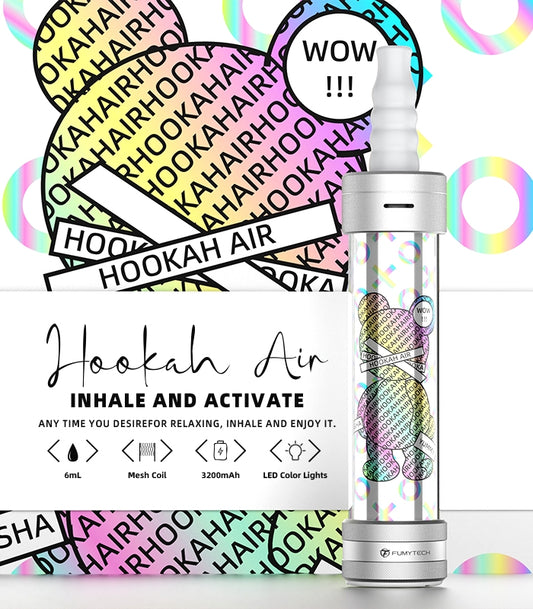 Hookah Air Teddy Bear White